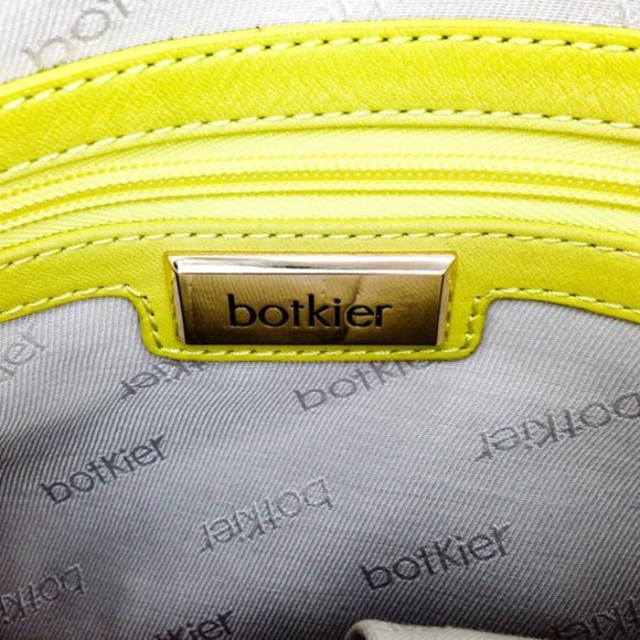 Botkier Clutch Acid Valentina Yellow Leather Bag - Picture 11 of 11